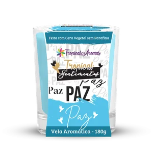 Vela Sentimentos 180 G - Paz