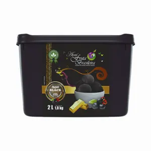 Pote 2 litros – 1,8 kg Açaí Black C/4 un Fruta Brasileira