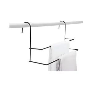 Toalheiro de Box Duplo Níquel Linha Banheiro Azzo