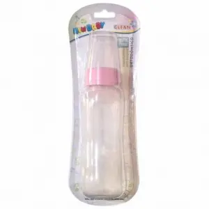 Mamadeira Clean C/1 NEW BABY Ref 200A Infantil Resistente E Prática Para O Dia A Dia