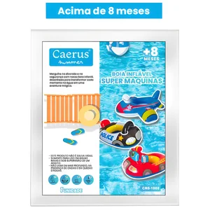 Bóia Infantil Akash Summer Carrinhos CRS-1968 – Diversão e Segurança na Piscina