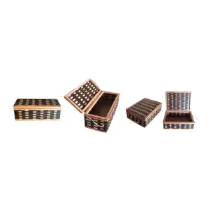 Baú para Vinho Sintético Argila, Banana e Marrom Ref. S31A, S31B, S31M, S32A, S32B, S32M - Elis Artesanatos