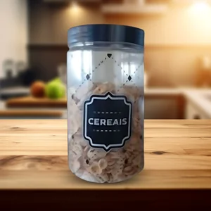 Potes de Mantimentos Cereais 1700ml Ref. 5705 - Organização e Praticidade Plásticos Ideal