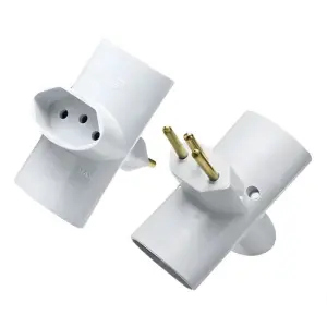 Benjamim 3 Saidas 3 Tomadas CELUZ Ref. 264 Adaptador Eletrico Multiuso