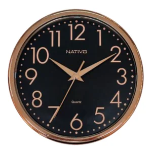 Relogio de pared ROSE GOLD 24CM 80511-7