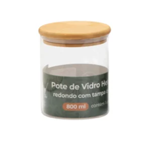 Pote de Vidro Redondo 800ML  CV-209