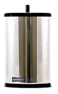 LIXEIRA EM INOX TAMPA SIMPLES COLORIDA 9,1litros 
