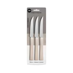 FACAS CHURRASCO  - 3PÇS UNA DESIGN BLISTER Martinazzo