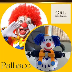 PESO PARA PORTA PALHAÇO 21CM COD1035