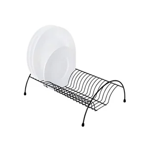 Organizador de Pratos Preto Linha Cozinha Azzo