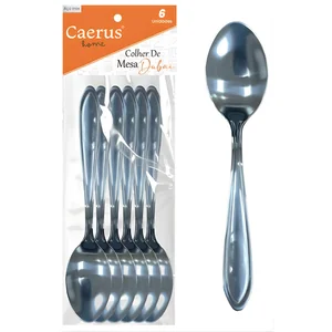 Colher de Mesa Dubai Akash Imports - Aço Inox Premium Ref. CRS-2606 Elegância e Resistência