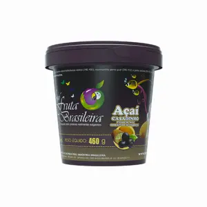 Pote 500 ml – 460 g Açaí Casadinho C/6 un Fruta Brasileira