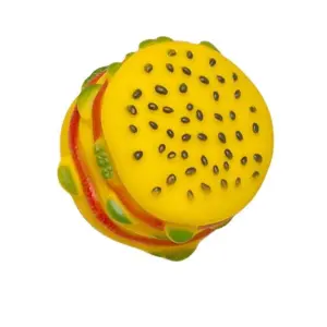 BRINQUEDO DE BORRACHA HAMBÚRGUER ZN0082