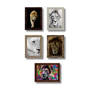Quadros Leão FM 2cm Medidas 30x40cm Ref. 779