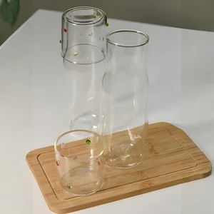 Moringa de Vidro com Copo 1L – Elegância e Praticidade para sua Mesa | Lila Home LH603