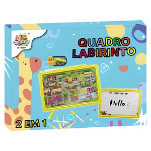 Quadro/Labirinto  Dupla Face  TK-AB8247 Toy King - Divertido para todos os kid 