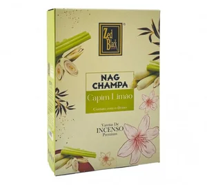 Incenso Capim Limão Nag Champa Zed Black Ref. ZBNC14