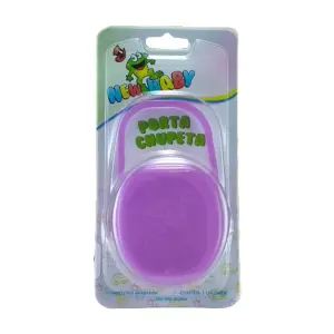Porta Chupeta C/1 NEW BABY Ref 157 Para Armazenar E Proteger Chupetas Com Praticidade E Higiene