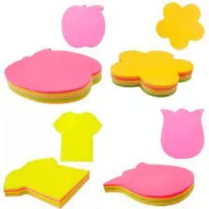 Bloco de Papel para Anotações Morango, Cogumelo e Maçã – 3 Unidades Ref. BF578