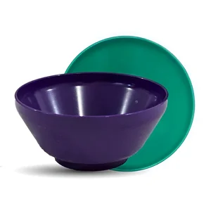 Pote Sobremesa Oriental Colorido Preto Utiliplas Ref. 0126