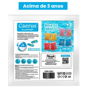 Bóia de Braços Infantil Akash Summer CRS-1963 – Segurança e Diversão na Piscina!