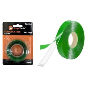 Fita Dupla Face  2Mx19mm Akash Imports TRY-0109 – Alta Resistência e Durabilidade
