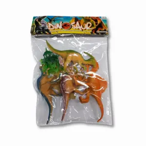 Kit Dinossauro PRECIZA Ref 1155 Brinquedo Infantil Educativo Divertido Para Montar E Brincar