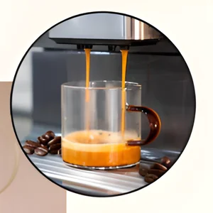 Xícara de Vidro Lila Home LH276/270 – Elegância e Qualidade para Seu Café