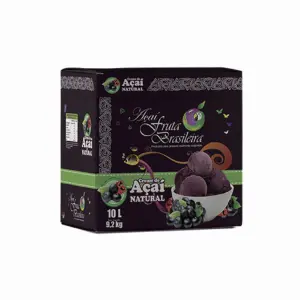 Caixa 10 litros – 9,2 kg Açaí Natural Fruta Brasileira