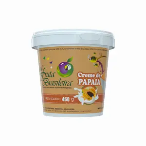 Pote 500 ml – 460 g Creme de Papaia C/6 un Fruta Brasileira