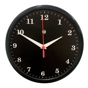 RELÓGIO NUMERAL(TRADICIONAL) PRETO - PTO