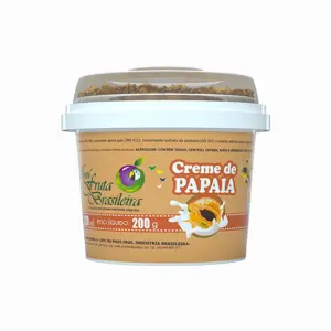 Pote 220 ml – 200 g Creme de Papaia C/12 un Fruta Brasileira