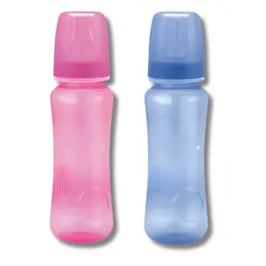 Mamadeira Relevo Color Cinturada 240ml