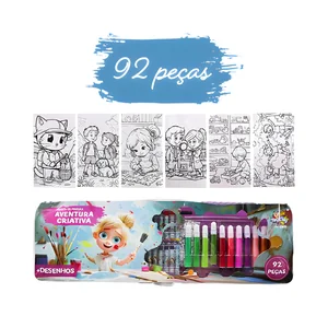 Maleta de Pintura  Aventura Criativa TK-CR21 Toy King - Divertido para todos os kid 