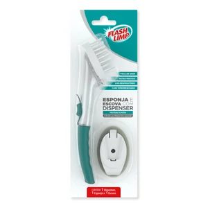 Cj. Esponja e Escova com Dispenser Flash Limp PREÇO SOB CONSULTA
