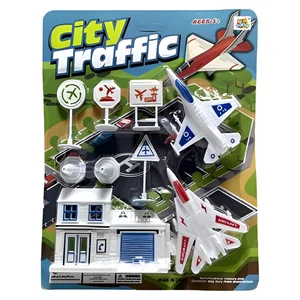 Aviões na  Pista de Pouso TK-AB0066 Toy King - Divertido para todos os kid 