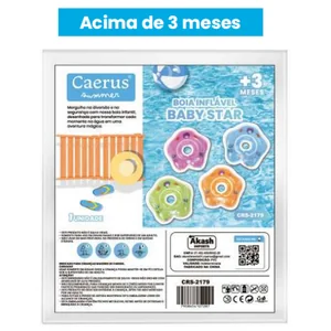 Bóia Baby Star Akash Summer CRS-2179 - Segurança e Diversão para Bebês na Piscina