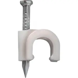 Grampo p/ Fio Coaxial c/ 10 unids Ref. 061 a 062 Prolar