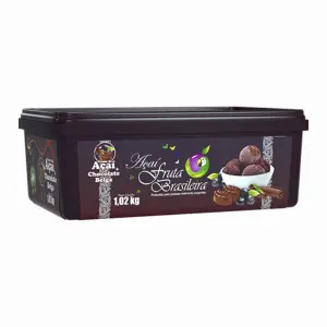 Pote 1,02 kg Açaí com Chocolate Belga C/4 un Fruta Brasileira