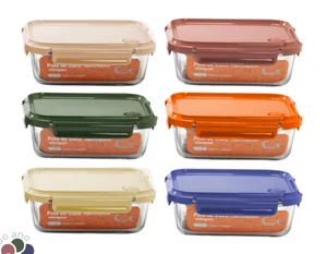 Pote de Vidro Hermético Retangular com Tampa de Silicone 1,04 litros CV-251