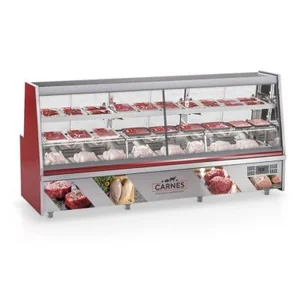BALCÃO FRIGORÍFICO P/ CARNES E AVES GRTA-300 VM GELOPAR