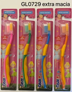 Escova dental para infantil goal gl0729 media pacote com 12un