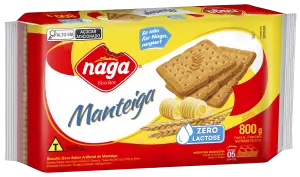 Biscoito Manteiga 800g NAGA