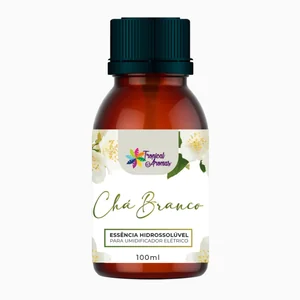 Essência Hidrossolúvel Para Umidificador Tropical Aromas 100ml - Chá Branco