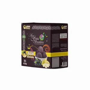 Caixa 5 litros – 4,5 kg Açaí Banana C/4 un Fruta Brasileira