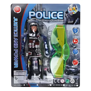 Boneco Policial TK-AB6110 Toy King - Divertido para todos os kid 