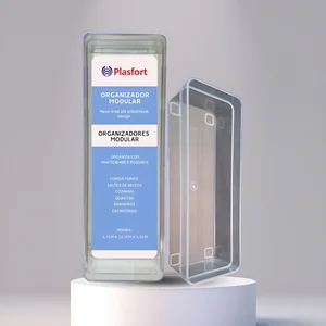 Organizador Modular Empilhável Cód-OM01 PlasFort – Maior Área Útil e Design Moderno