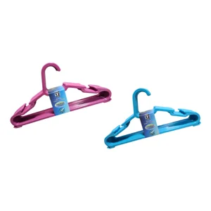 Cabide Combate Infantil Colorido - Kit C/ 12 Unidades Utiliplas Ref. 1536