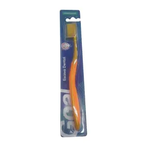 Escova De Dente Uso Adulto C/12 GOAL Ref Gl0413 Macia Para Higiene Bucal Diária Eficiente