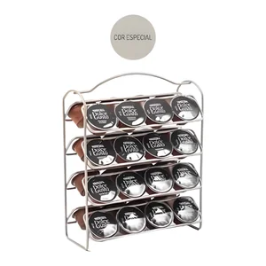 Organizador P/ Cápsulas de Café Cmpatível C/ Dolce Gusto Níquel Linha Organizador Azzo